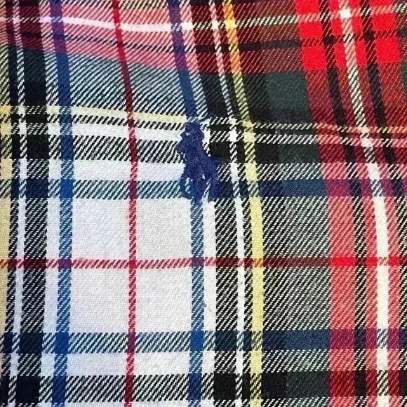 POLO RALPH LAUREN CLASSIC FIT PERFORMANCE FLANNEL PLAID SHIRT MENS SIZE 2XB $168 - Picture 8 of 9